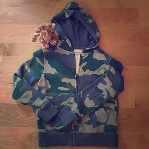 Adorable JCrew Camo Kids hoodie!